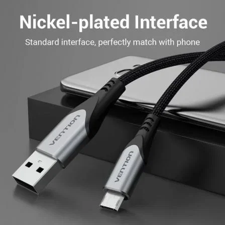 Vention Cable USB-A a Micro-USB COCHG 1,5 m Gris